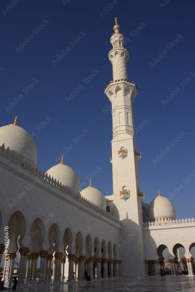 Wall mural Sheikh ZayedGrand Mosque Abu Dhabi United Arab Emirates