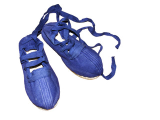 Alpargatas de lona azul