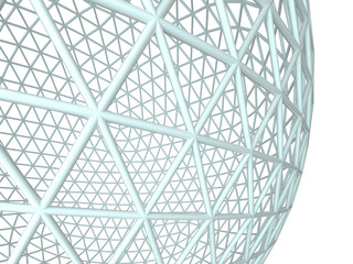 Abstract background. 3d sphere