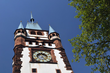 Das Martinstor von Freiburg im Breisgau