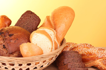 Baked bread assortment