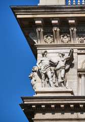 Budapest building - detail from Andrasy street