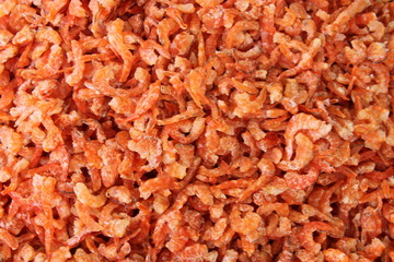 Dried salted prawns