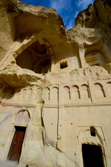 Eglise troglodyte en Cappadocia