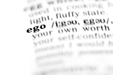 ego  (the dictionary project) - obrazy, fototapety, plakaty