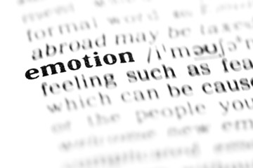 Fototapeta premium emotion (the dictionary project)