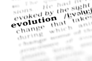 Fototapeta premium evolution (the dictionary project)