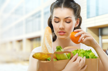 bag of food