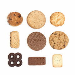 selection of biscuits