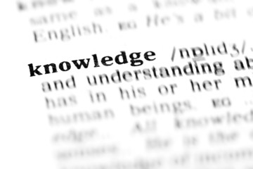 Fototapeta premium knowledge (the dictionary project)