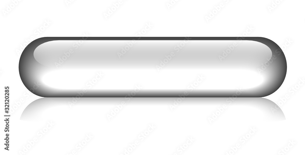 Aufkleber grey button (template web internet glassy gel shiny click here)