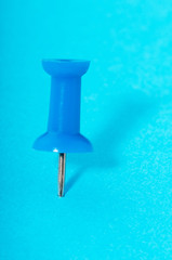 Office pins on the paper