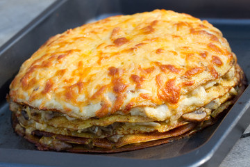 Pancakes pie