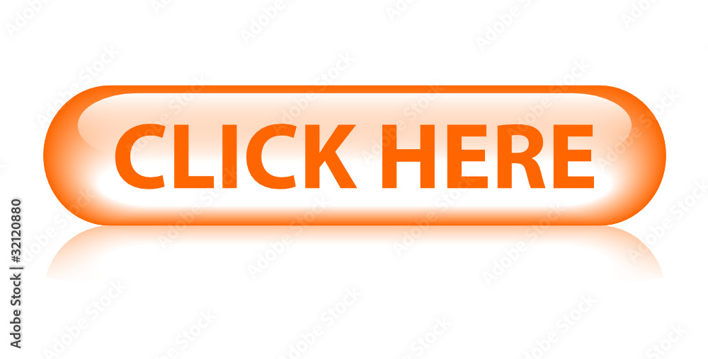Aufkleber click here web button (internet connection start mouse cursor)