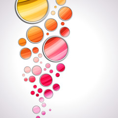 Abstract Colorful Circles Background