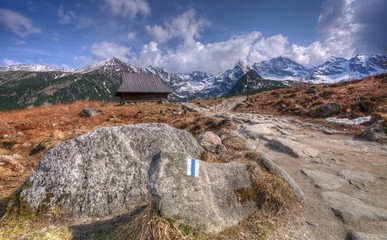 Polish Tatra mountains  - Gasienicowa valley - obrazy, fototapety, plakaty