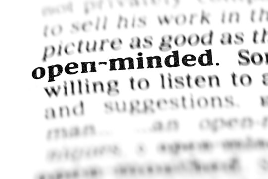 open-minded  (the dictionary project)