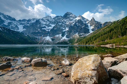 Polish Tatra mountains Morskie Oko lake © great_photos