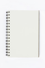 blank background. paper spiral