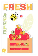 crate full of apples