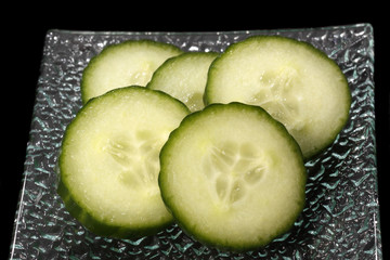 slice fo cucumber