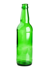 green and glass bottle