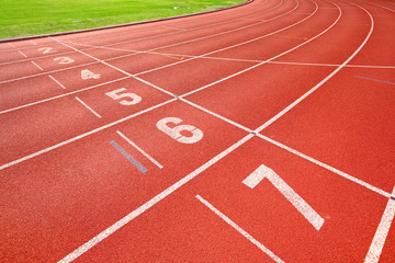 Running track for athletes