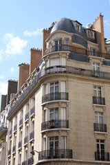 Immeuble ancien du quartier de Passy à Paris