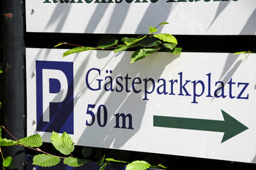 Gästeparkplatz