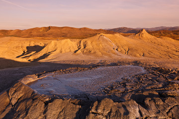 Fototapeta premium Mud Volcanoes in Buzau, Romania