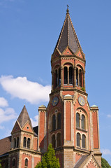 Fototapeta na wymiar Tower of Kreuzeskirche