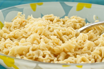 quickly boiled noodles