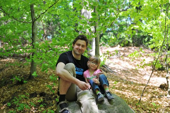 Vater und Tochter
