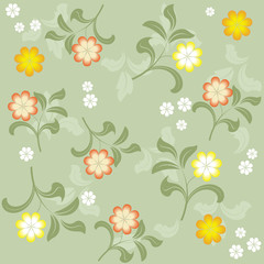 seamless floral background