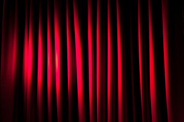 Brightly lit curtains for your background