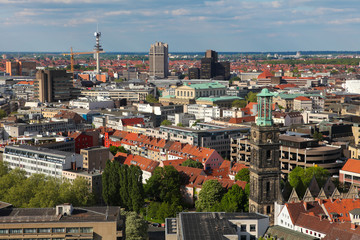 View on the center of Hannover