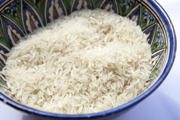 rice on plate