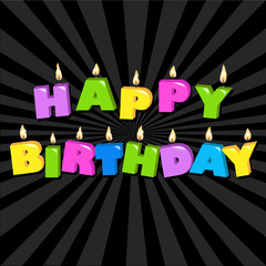 Birthday Illustration Design