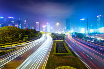 Obraz premium light trails