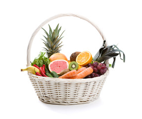 Fresh fruits and vegetables