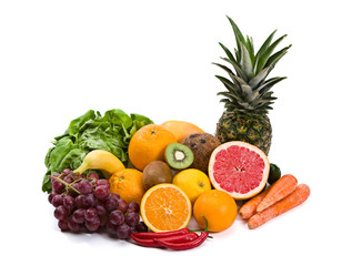 Fruits and vegetables