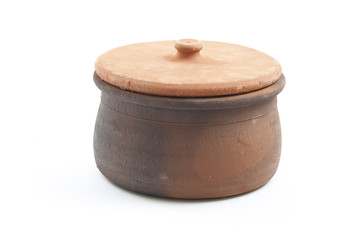 Ceramic pottery Isolated on White