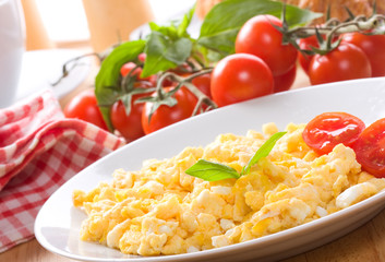 scrambled eggs