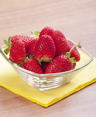 strawberries in a bowl