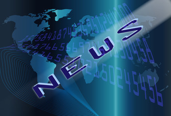 Fondo abstracto de noticias © Maria Vazquez