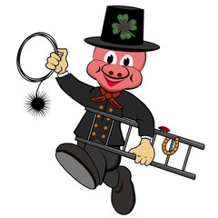 Schornsteinfeger Gl&uuml;cksschwein