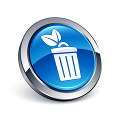 icône bouton internet poubelle