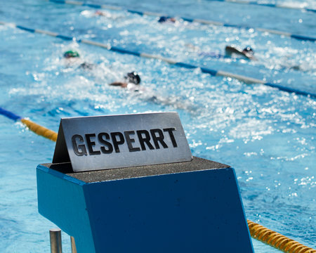 gesperrter Startblock