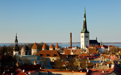 Old town of Tallinn Estonia