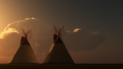 Two Teepees